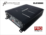 ELA WOOD PRO - 4 Kanal FRD Verstärker - 1200 Watt